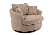 Dove Cream Swivel Armchair image