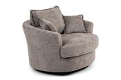 Dove Grey Swivel Armchair image