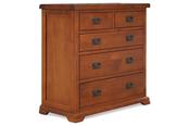 Egyptian Brown 5 Drawers Chest image