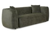 Ella Green Fabric Sofa - 4 Seater image