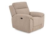 Grantham Cream Fabric Electric Recliner Armchair image