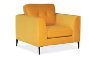 Hunter Gold Velvet Armchair-Outlet-New Ross image