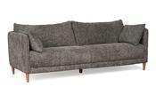 Isabella Charcoal Fabric 3 Seater Sofa image
