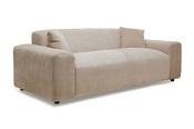 Kennedy Cream Fabric Sofa - 3 Seater