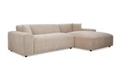 Kennedy Cream Fabric Corner Sofa - Right Hand Facing image