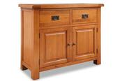 Kingston Oak 2 Drawer 2 Door Sideboard image