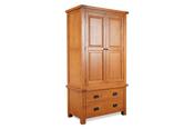 Kingston Oak 2 Drawers 2 Doors Wardrobe image