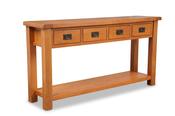 Kingston Oak 4 Drawer Console Table image