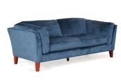Langley Midnight Blue Velvet 3 Seater Sofa image