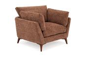 Laurent Rust Fabric Armchair