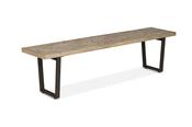 Luna Whitewash Bench