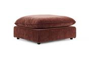 Manhattan Rust Fabric Footstool image