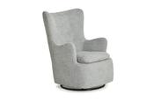 Nelson Grey Fabric Armchair Rocker Swivel image