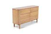 Oslo Oak 6 Drawer Chest image