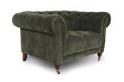 Oxford Green Fabric Armchair image