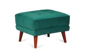 Pola Green Fabric Footstool image