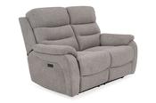 Presley Light Grey 2 Seater Electric Recliner Sofa image