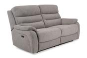 Presley Light Grey 3 Seater Electric Recliner Sofa image