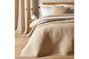 Quilted Bedspread Natural 220x230cm image