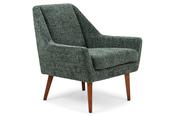 Rose Speckled Green Fabric Armchair image