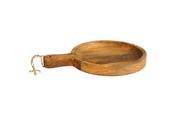 Round Dish Board with Handle