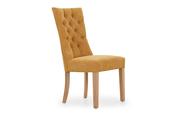 Santino Gold Dining Chair Natural Oak Leg image