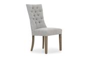 Santino Light Grey Dining Chair with Grey Leg image