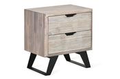 Senzia 2 Drawer Bedside Table image