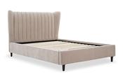 Shelly Taupe Fabric Super King 6' Bed Frame image