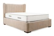 Shelly Taupe Fabric Super King 6′ Split-Base Storage Bed