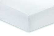 Single Fitted Sheet White 400TC Cotton Sateen image