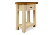 Somerset Cream Oak 1 Drawer Console Table image