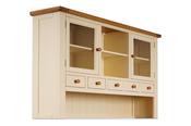 Somerset Cream Oak 5 Drawers 2 Doors Hutch image