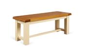 Somerset Cream Oak Small Bench