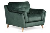 The Oliver Green Velvet Armchair image