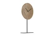 Texture Table Clock Brass 48cm image