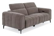 Trip Grey Fabric Electric Recliner Sofa - 3 Seater image
