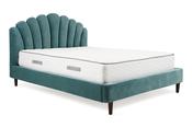 Venus Teal Fabric Double 4'6' Bed Frame image