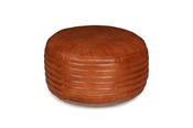 Vintage Leather Pouffe