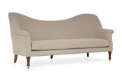 Wave Cream Fabric 3 Seater Sofa-Outlet-New Ross image
