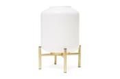 White Glass Table Lamp image