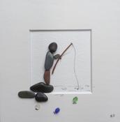 SMALL 12S   Fisherman - "Wishing I was Fishing" image
