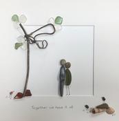LARGE 2L Couple Under Tree - 'Together We Have it All'