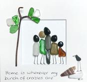 SMALL 18SA  Home is wherever my bunch of crazies are - (Specify number of Kids)