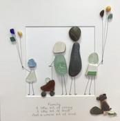 LARGE 10LD   Modern Family with Balloons   -    "Family, A Little Bit of Crazy, a Little bit of Loud, and a whole Lot of Love"