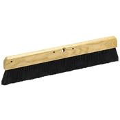 Concrete Broom Brush 48" Black Polypropylene Bristles Telescopic image