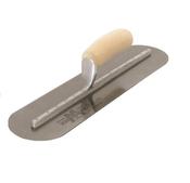 Marshalltown Finishing Trowel 18" x 4" Round Wooden Handle image