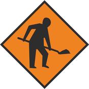 WK 001 ROADWORKS AHEAD