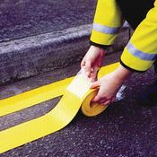 100mm Wide Thermo Plastic Road Markings Yellow