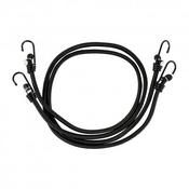 M-Tac Elastic Cord With Hooks Black (2 pcs)